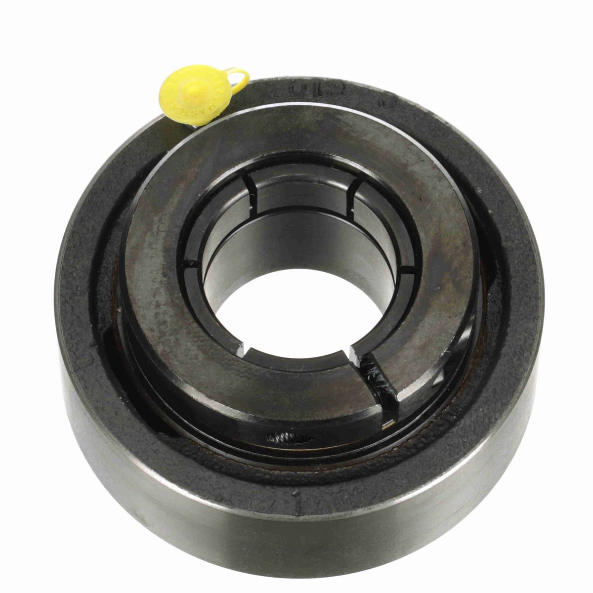Sealmaster Mounted Cast Iron Cylindrical Cartridge Ball Bearing - 52100 Bearing Steel, Black Oxided - Concentric Lock - MSC-31T