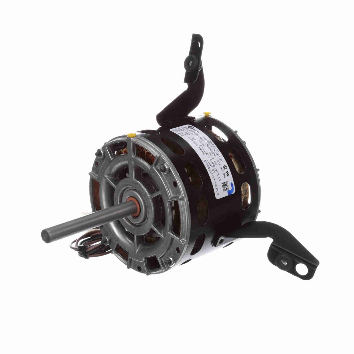 Century OEM Replacement Motor, 1/4 HP, 1 Ph, 60 Hz, 115 V, 1075 RPM, 1 Speed, 42 Frame, OAO - 942A