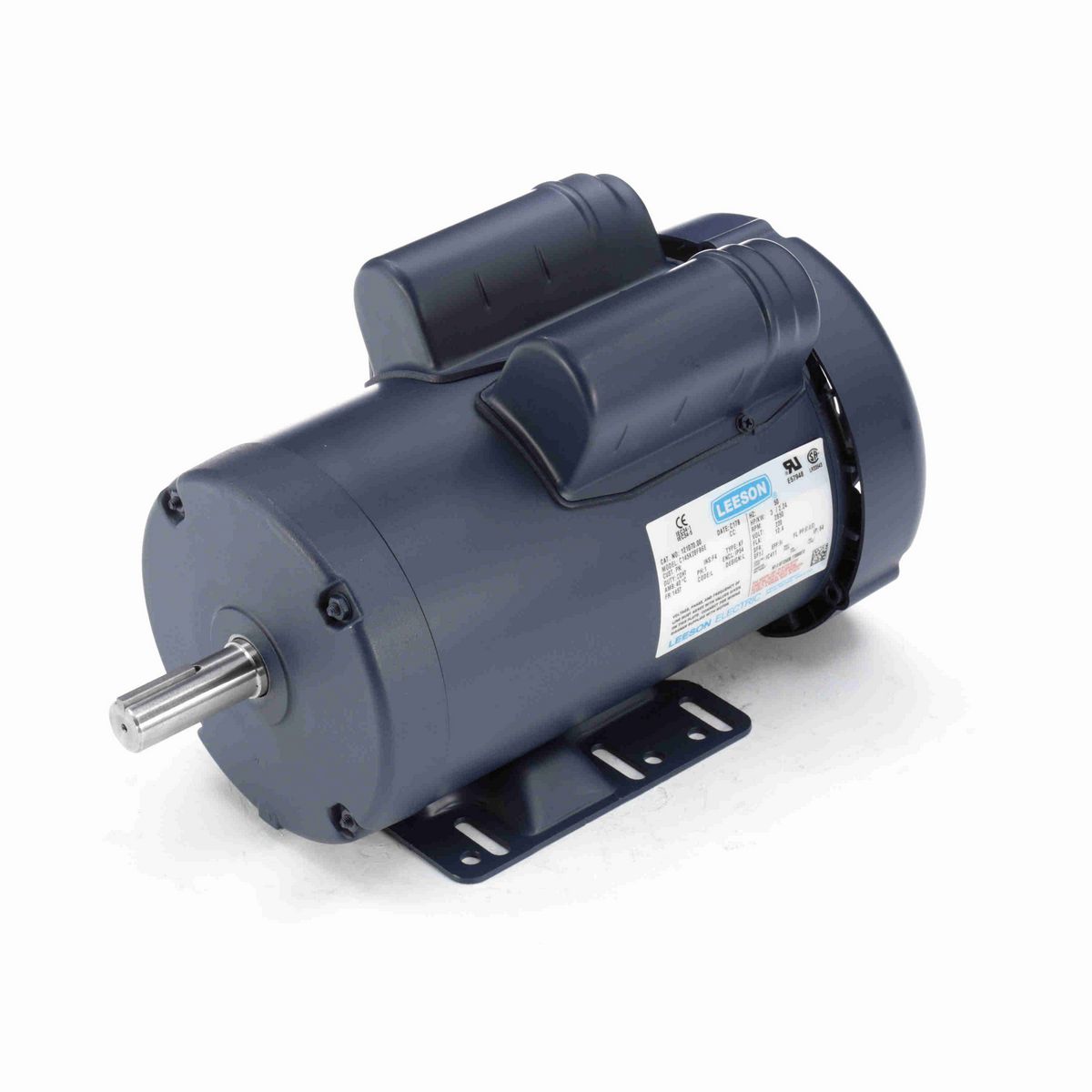 LEESON Special Voltage Motor, 3 HP, 1 Ph, 50 Hz, 220 V, 3000 RPM, 145T Frame, TEFC - 121070.00