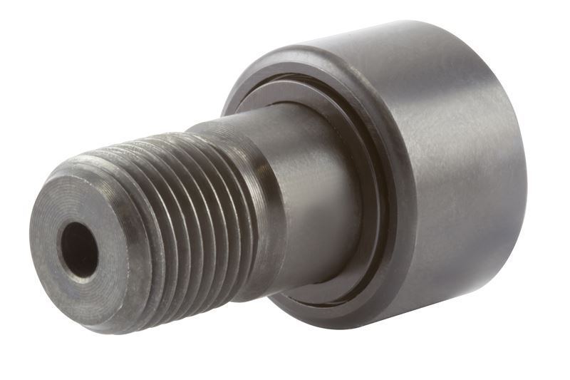 Игольчатый опорный ролик с цапфой RBC H24, цилиндрический, повышенной грузоподъемности, без уплотнения, со шлицем под отвёртку