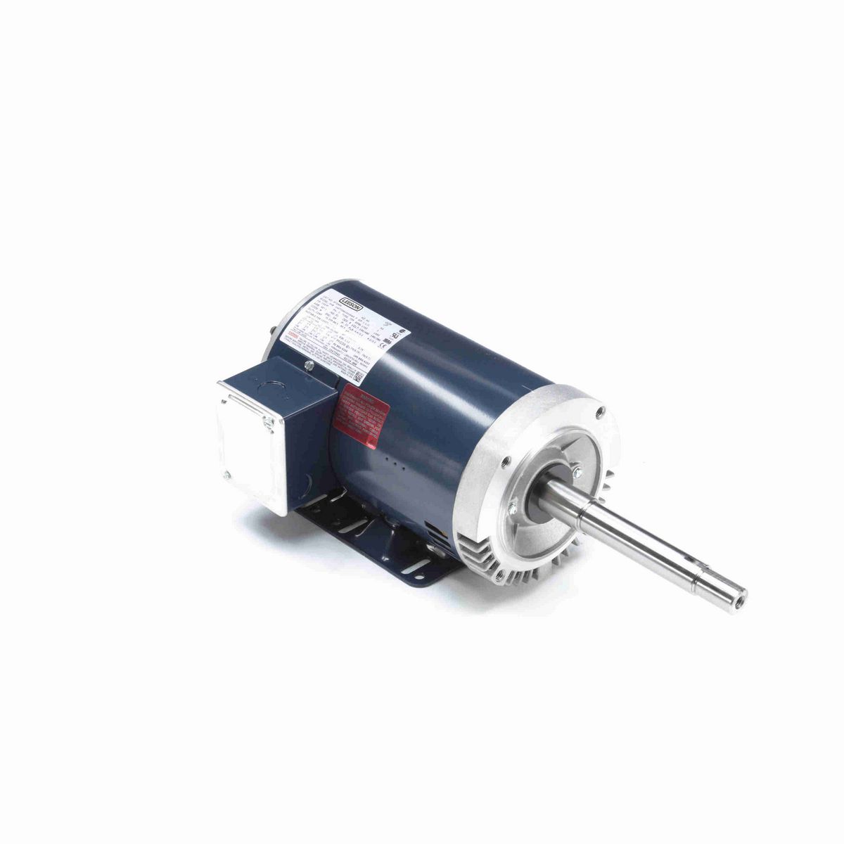LEESON Close-Coupled Pump Motor, 1.50 & 1 HP, 3 Ph, 60 & 50 Hz, 230/460 & 190/380 V, 1800 & 1500 RPM, 145JP Frame, DP - GT2404