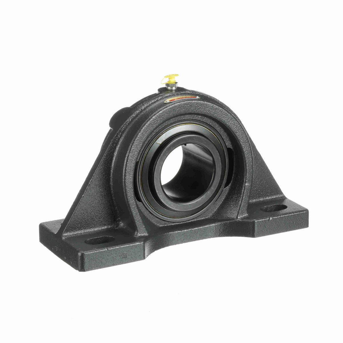 Sealmaster Mounted Cast Iron Four Bolt Pillow Block Ball Bearing - 52100 Bearing Steel, Black Oxided - Setscrew Lock - MFP-47