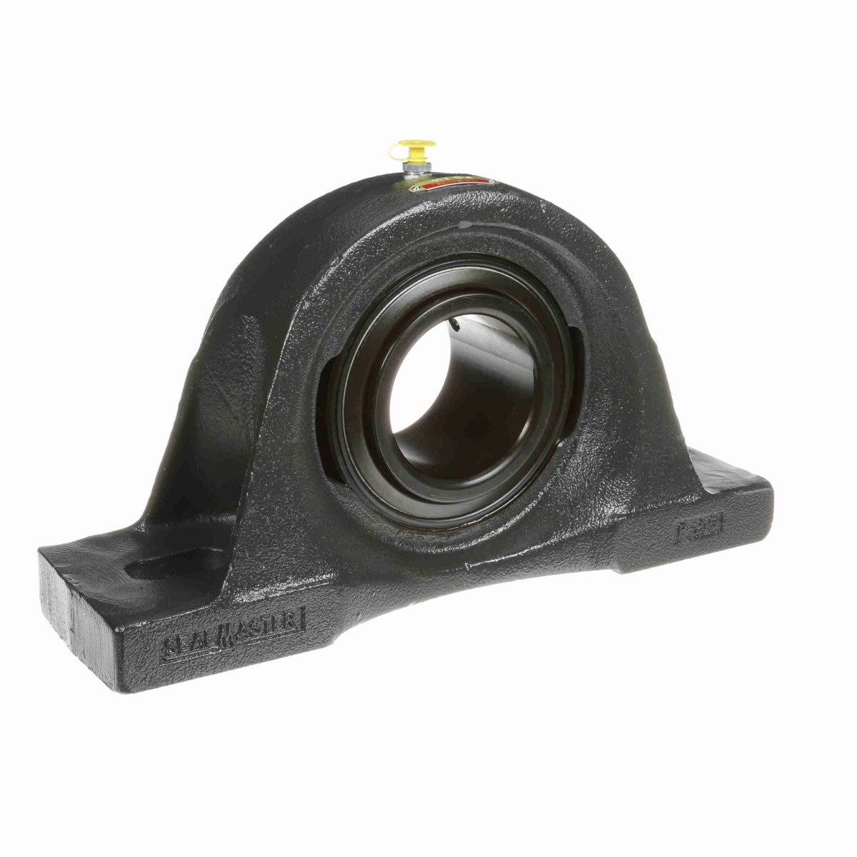 Sealmaster Mounted Cast Iron Two Bolt Pillow Block Ball Bearing - 52100 Bearing Steel, Black Oxided - Setscrew Lock - SP-52
