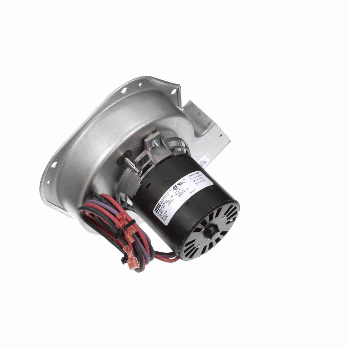 FASCO Rectangular Outlet Shaded Pole OEM Replacement Draft Inducer Blower, 208/230 Volts, Flange: No - A286