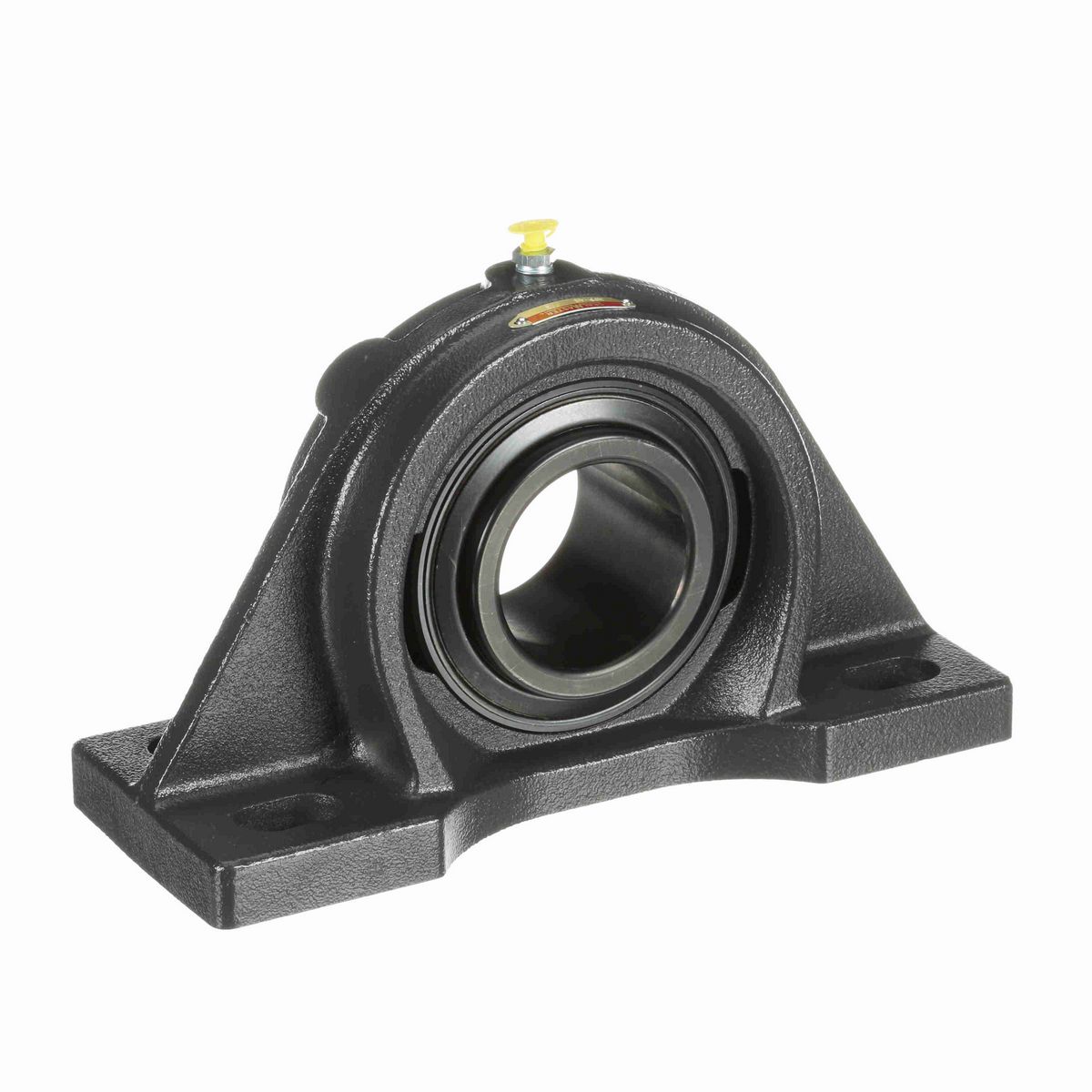 Sealmaster Mounted Cast Iron Four Bolt Pillow Block Ball Bearing - 52100 Bearing Steel, Black Oxided - Setscrew Lock - MFP-48