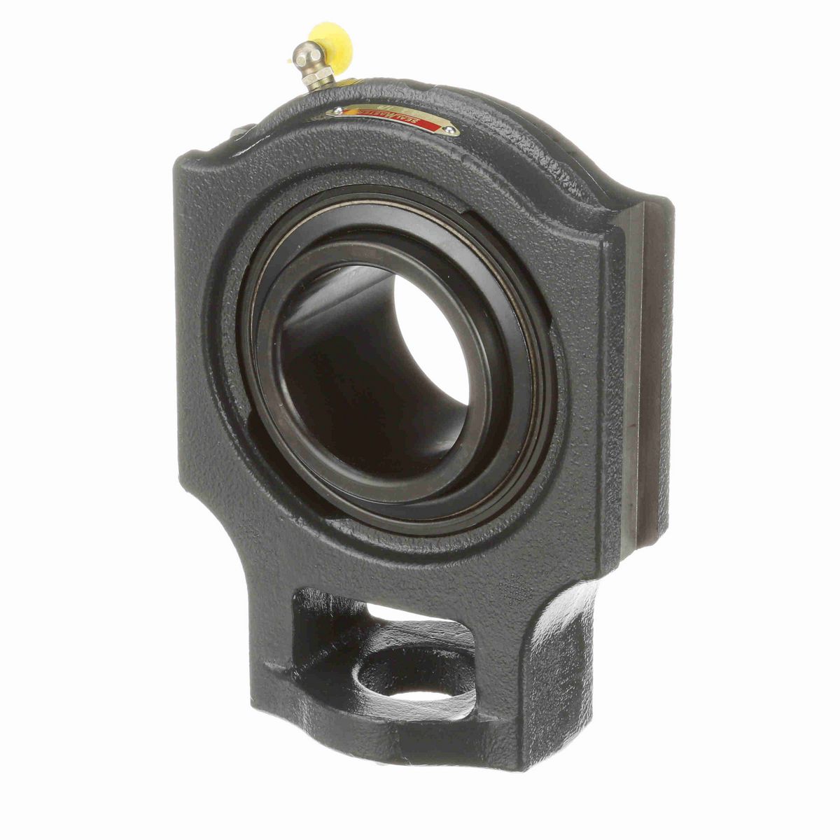 Sealmaster Mounted Cast Iron Wide Slot Take Up Ball Bearing - 52100 Bearing Steel, Black Oxided - Setscrew Lock - ST-46