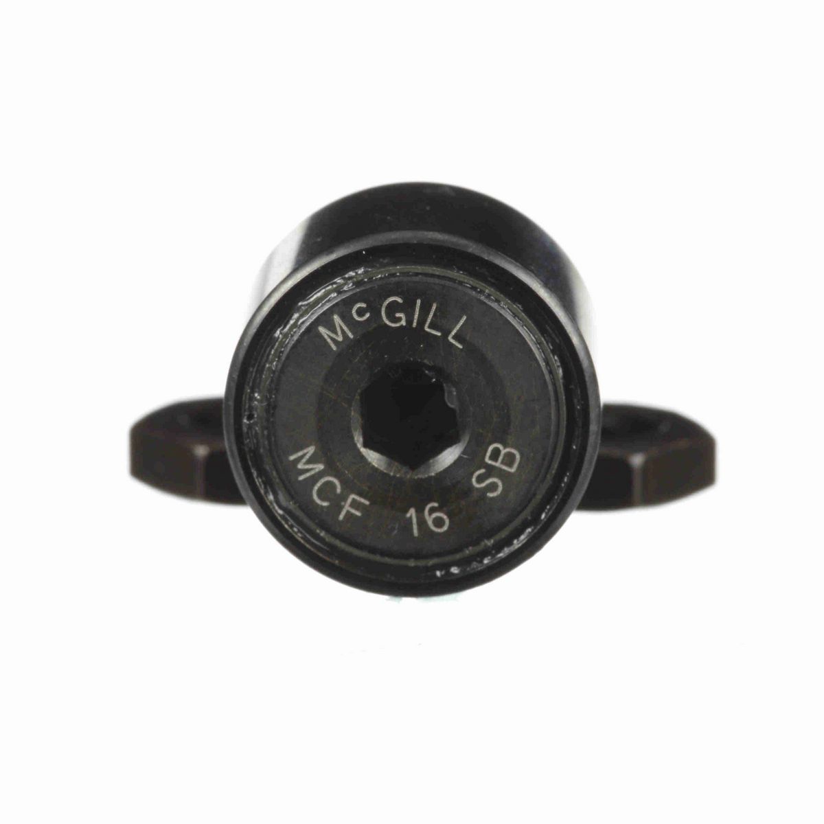 Опорный ролик с цапфой McGill CAMROL MCF 16 SB, бочкообразный, с уплотнением, с шестигранным отверстием, метрический