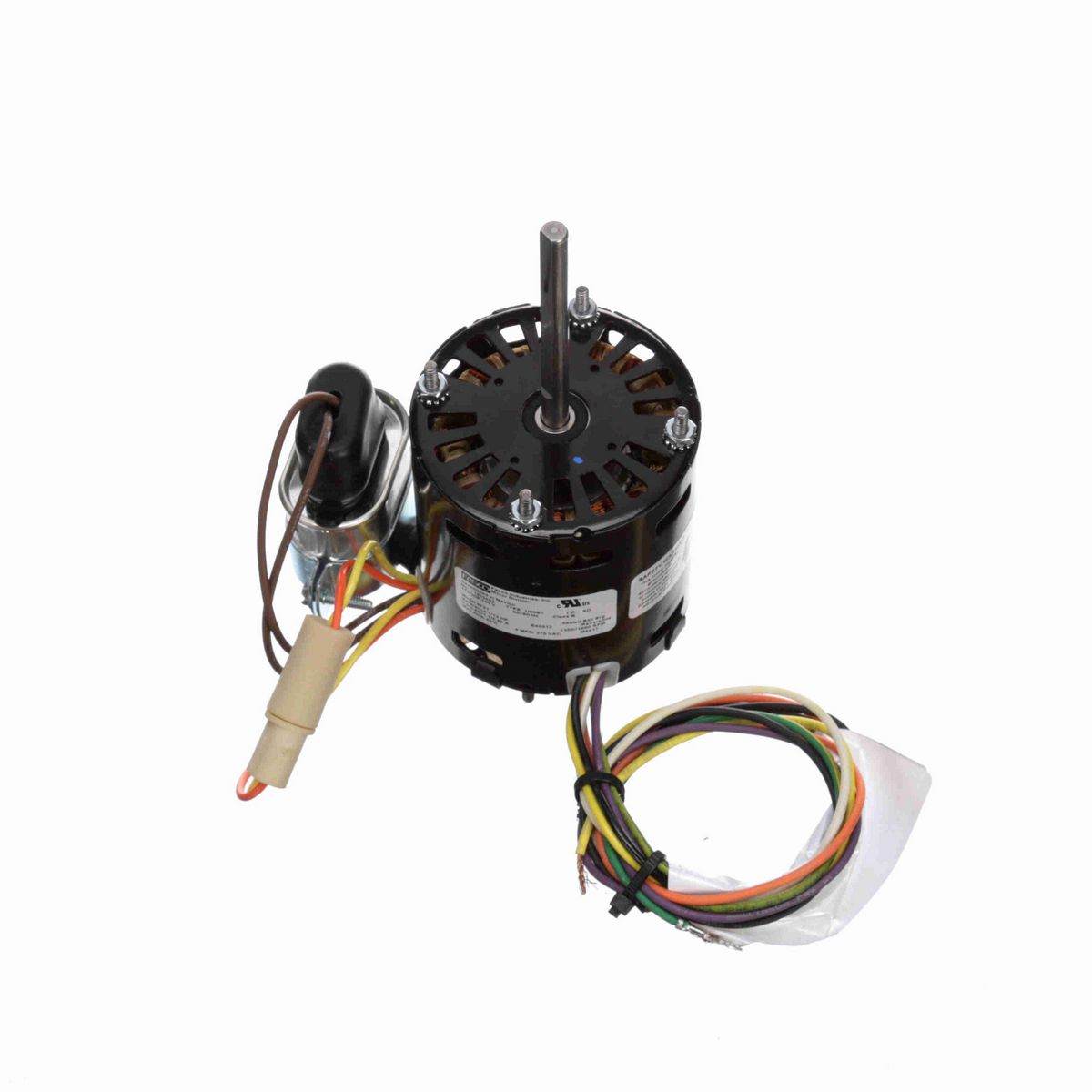 FASCO Refrigeration Motor, 1/12 HP, 1 Ph, 50//60 Hz, 115/208-230 V, 1350//1550 RPM, 1 Speed, 3.3" Diameter, OAO - 9721
