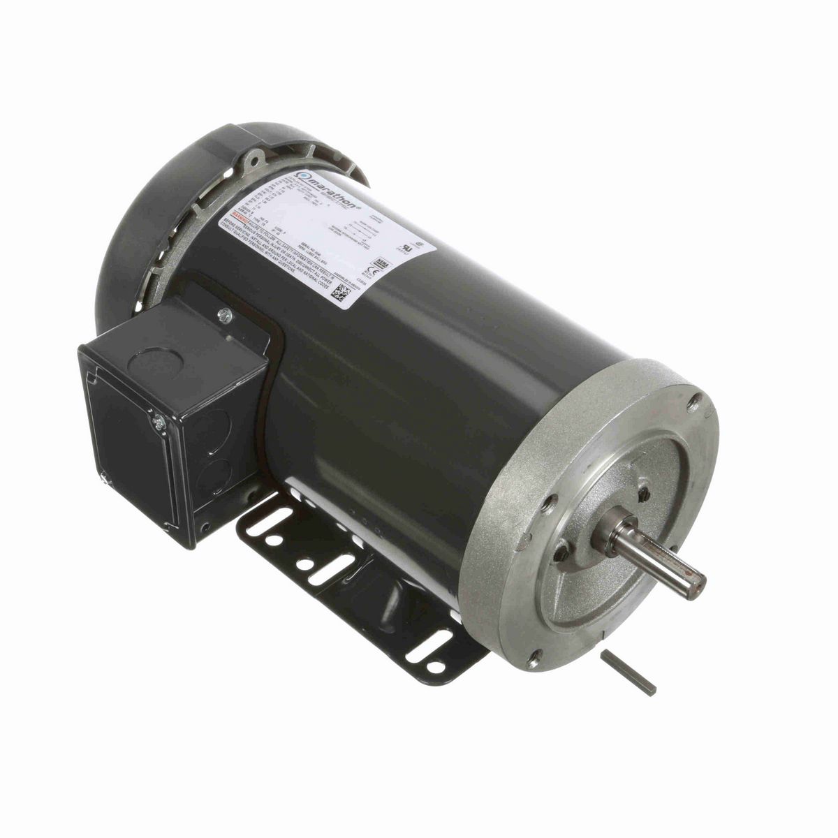 LEESON General Purpose Motor, 1.50 HP, 3 Ph, 60 Hz, 575 V, 1800 RPM, 56HC Frame, TEFC - K722A