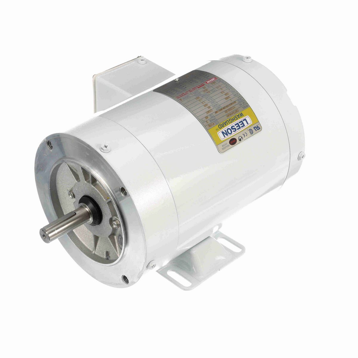 LEESON White Duck™ General Purpose Motor, 1 HP, 3 Ph, 60 Hz, 230/460 V, 3600 RPM, 56C Frame, TENV - 113590.00