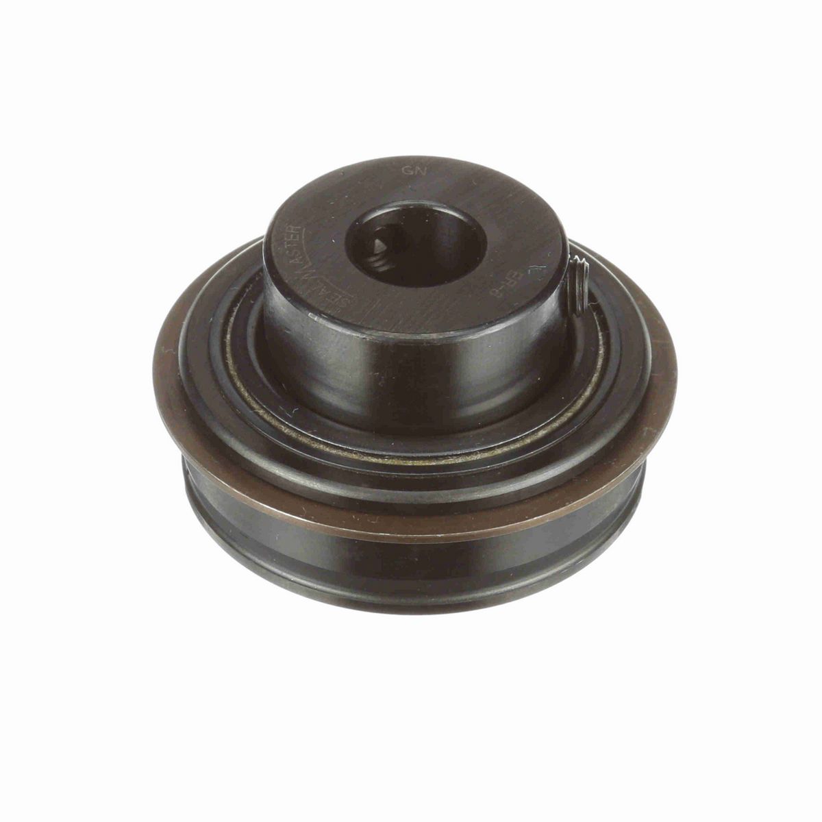 Sealmaster Mounted Insert Only Ball Bearing - 52100 Bearing Steel, Black Oxided - Setscrew Lock - ER-8