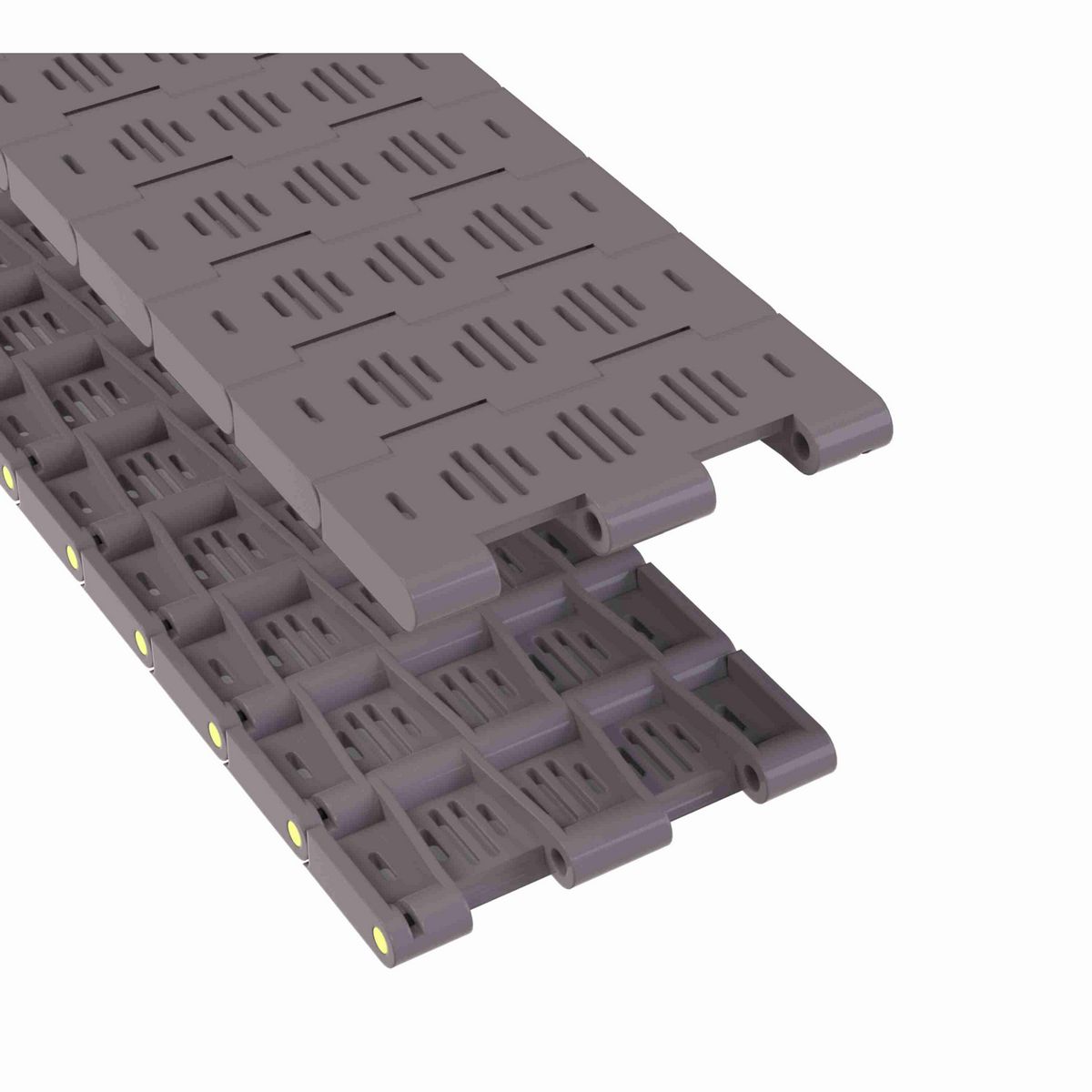 Rexnord 5706 Straight Running Flush Grid, Material: Brown High Performance, Width: 4.5in, Pitch: 1.5in - 81416772