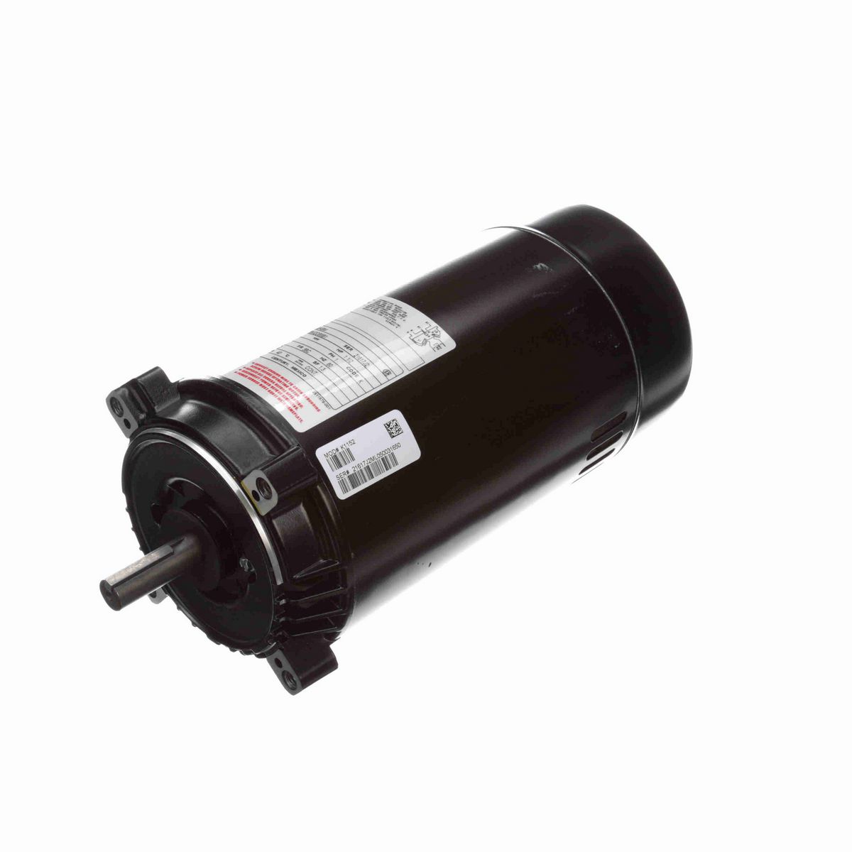 Century Jet Pump Motor, 1 1/2 HP, 1 Ph, 60 Hz, 230/115 V, 3600 RPM, 56C Frame, ODP - K1152