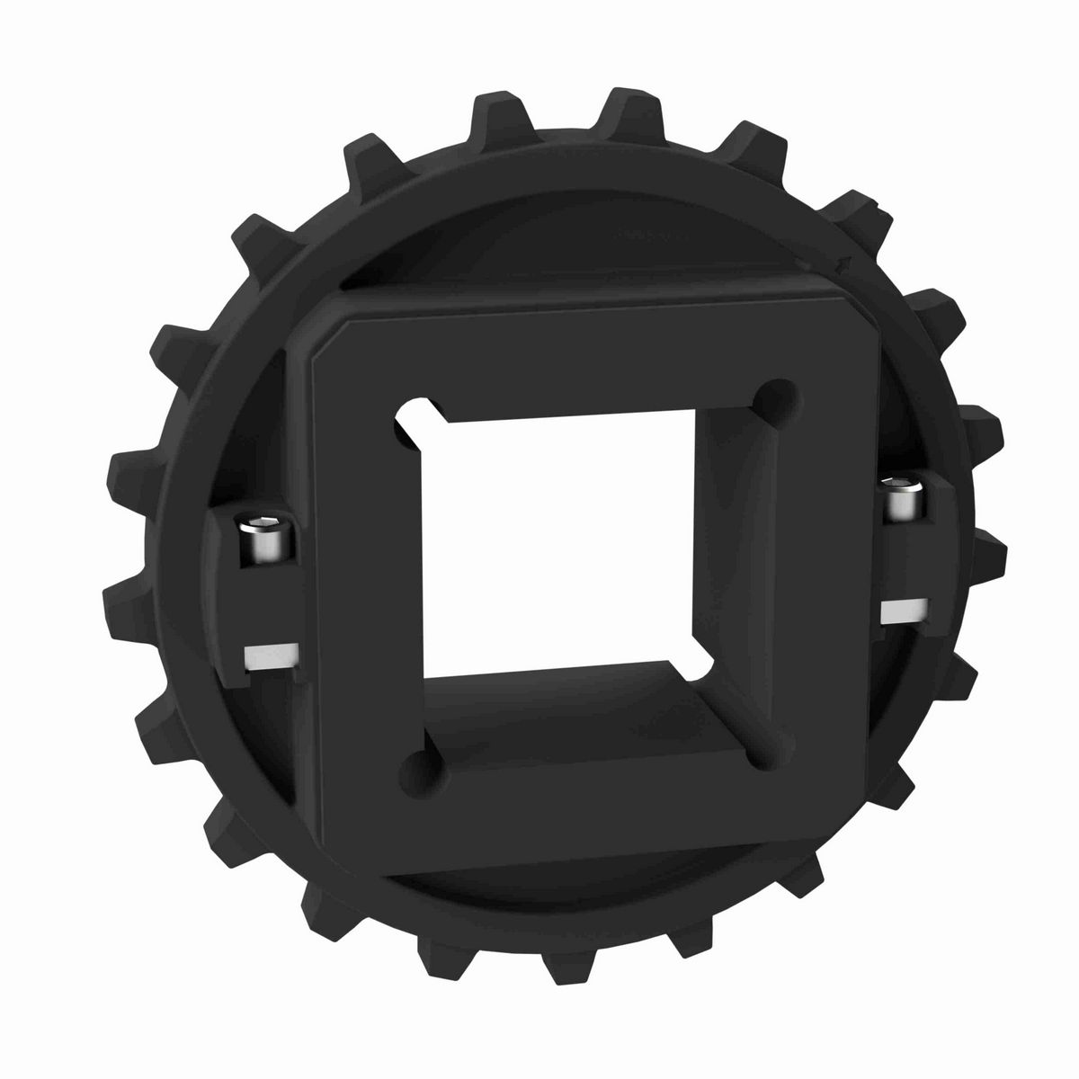 Rexnord 7700 Series Split Molded Nylon Sprocket with 21 Teeth and a 2-1/2in Square Bore - 614-126-3
