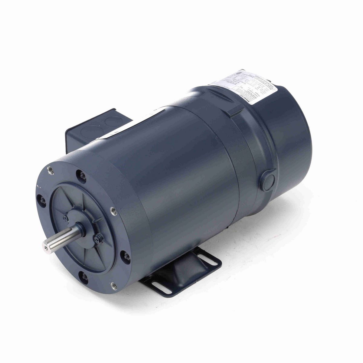LEESON Brake Motor, 0.50 HP, 3 Ph, 60 Hz, 230/460 V, 1800 RPM, 56C Frame, TENV - 110670.00