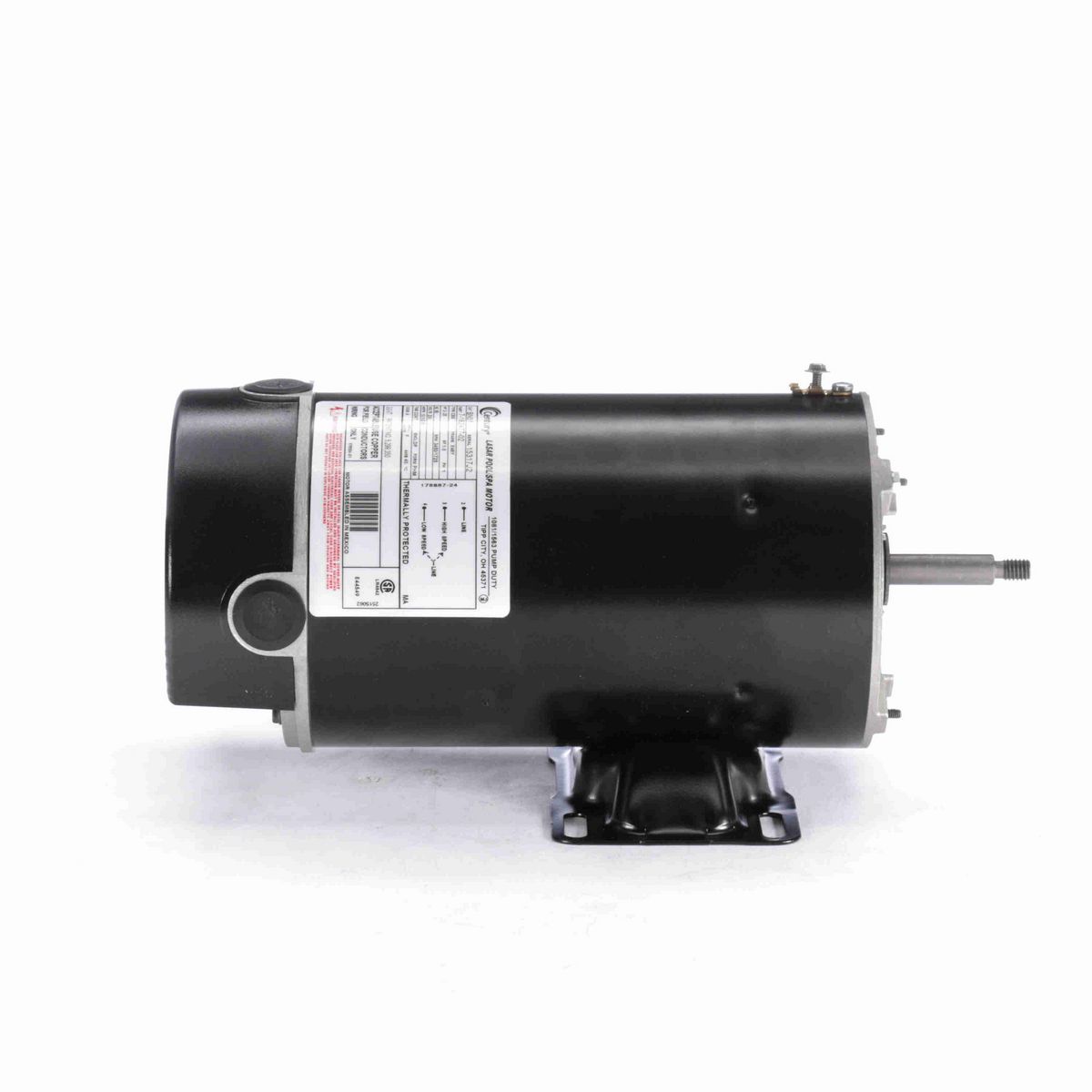 Century Pool Pump Motor, 2-.25 HP, 1 Ph, 60 Hz, 230 V, 3600 RPM, X48Y Frame, DP - BN51
