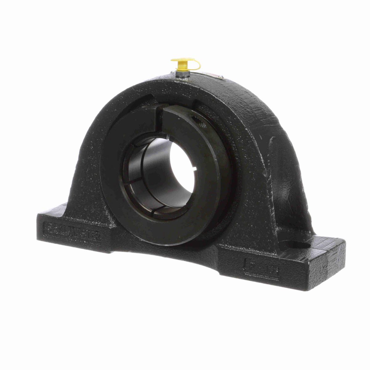 Sealmaster Mounted Cast Iron Two Bolt Pillow Block Ball Bearing - 52100 Bearing Steel, Black Oxided - Concentric Lock - NP-36T