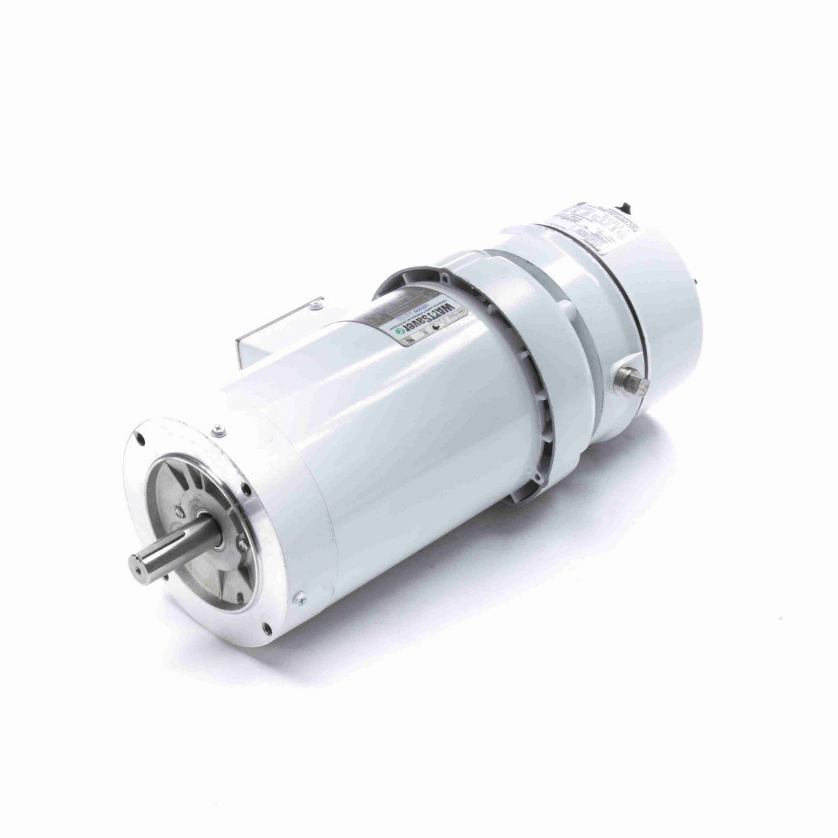 LEESON White Duck™ Brake Motor, 1.50 HP, 3 Ph, 60 Hz, 230/460 V, 1800 RPM, 145TC Frame, TEFC - 122194.00
