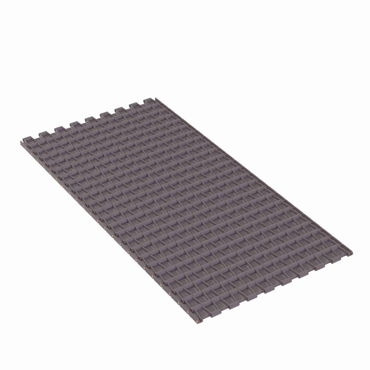 Rexnord 5706 Straight Running Flush Grid, Material: Brown High Performance, Width: 18in, Pitch: 1.5in - HP5706-18