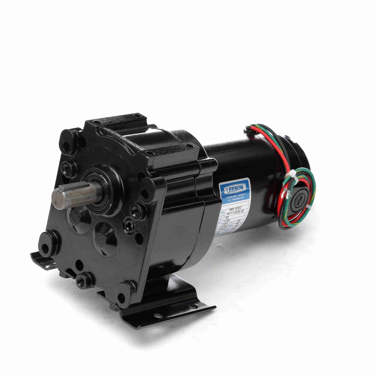 LEESON Parallel Shaft Gearmotor, 0.05 HP, 90 V, 5 RPM, 30 Frame, TENV - M1115024.00