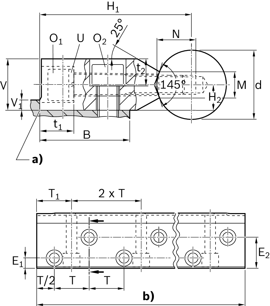 Опорная направляющая с валом из термообработанной стали Bosch Rexroth WM-20-AS1-H6- [R101502000]