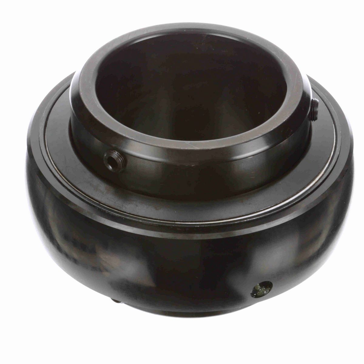 Sealmaster Mounted Insert Only Ball Bearing - 52100 Bearing Steel, Black Oxided - Double Setscrew Lock - 3-415D