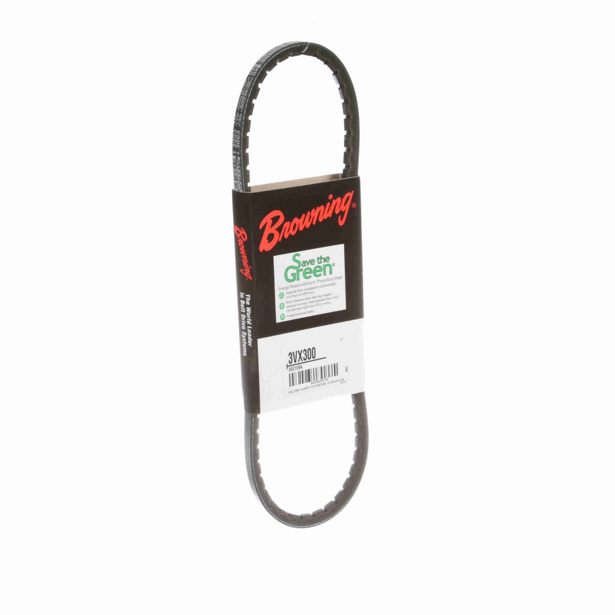 Browning EPDM Notched Belt 98% Efficient - 3VX300