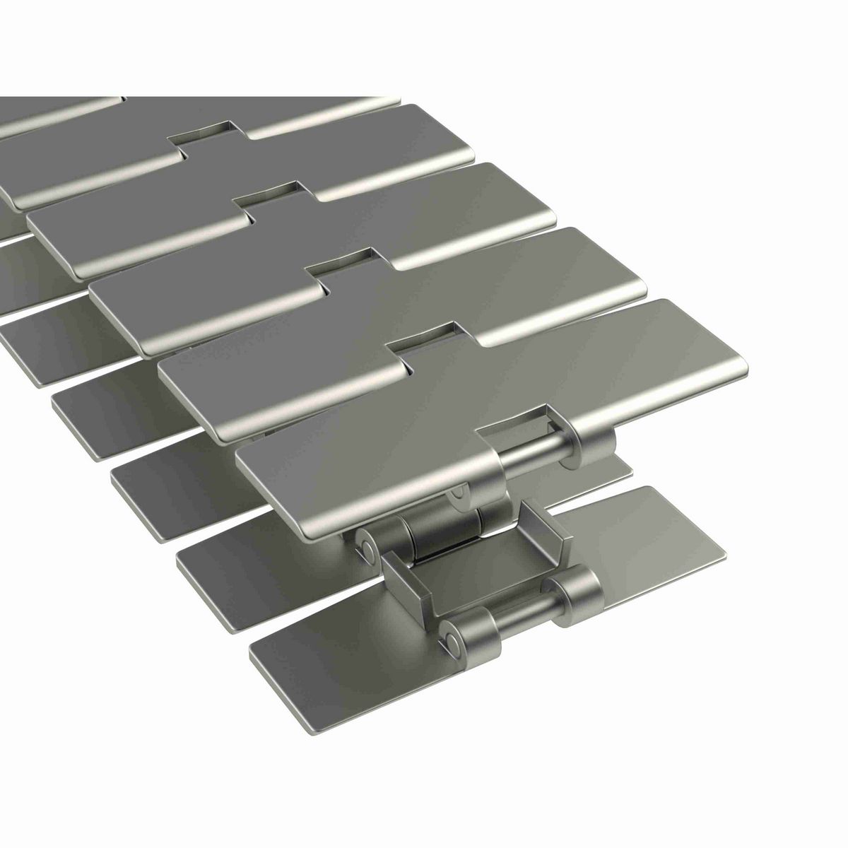 Rexnord 881B Side-flexing Solid Top, Material: Carbon Steel, Width: 4.5in, Pitch: 1.5in - 765.92.42