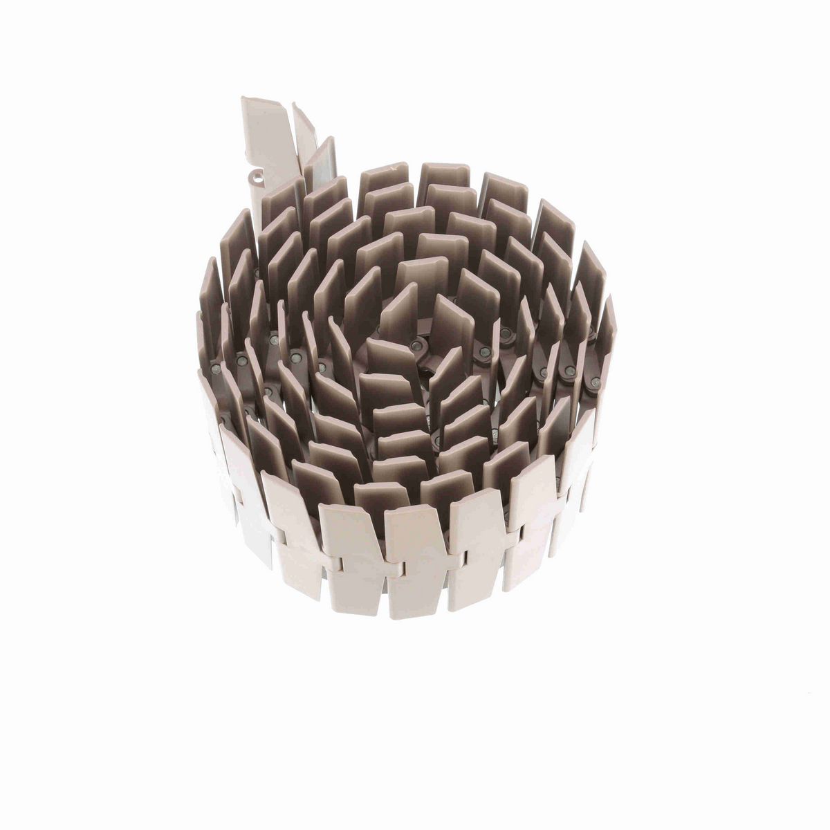 System Plast 880M Side-flexing Solid Top, Material: Tan Low Friction, Width: 7.5in, Pitch: 1.5in - LF880M-K750