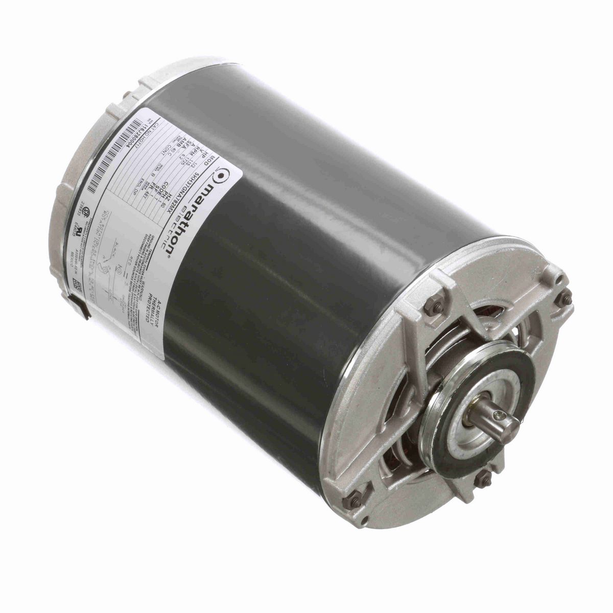 LEESON Fan and Blower Motor, 0.33 HP, 1 Ph, 60 Hz, 115 V, 1800 RPM, 48Y Frame, DP - HG717