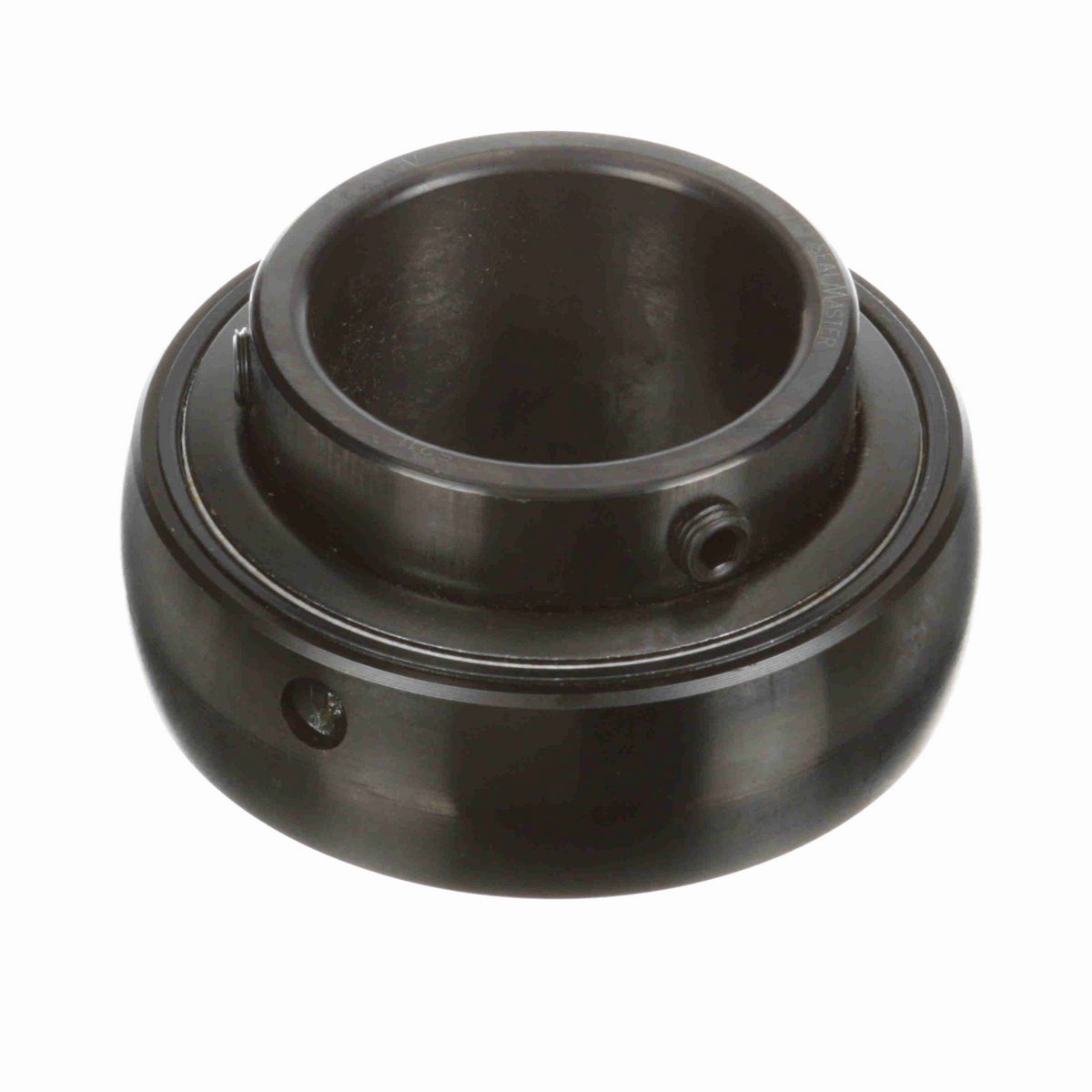 Sealmaster Mounted Insert Only Ball Bearing - 52100 Bearing Steel, Black Oxided - Setscrew Lock - 5211