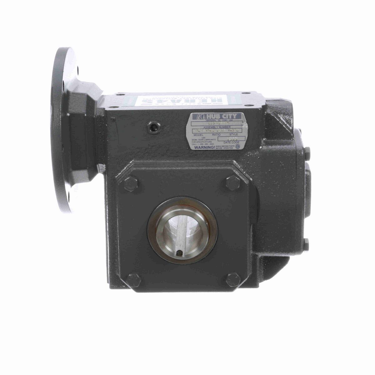 Hub City HERA Gear Reducer HERA Cast Iron Helical-Hypoid Reducer - HERA45ES 28.01 143TC 1.438