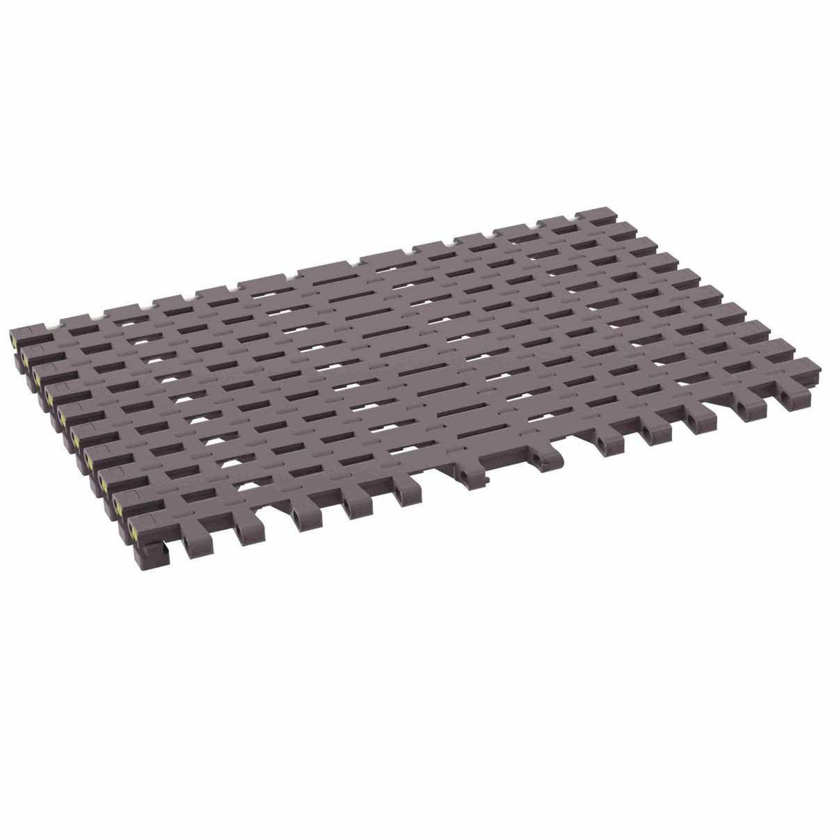 Rexnord 7956GT Side-flexing Flush Grid, Material: Brown High Performance, Width: 18in, Pitch: 1.25in - 10324708