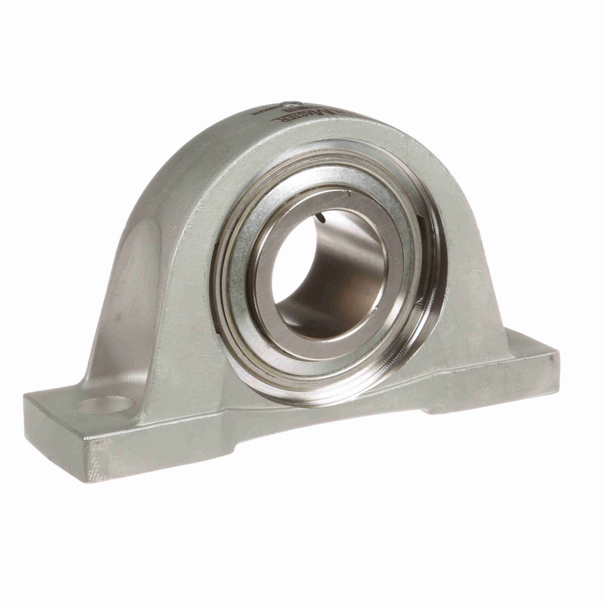 Sealmaster Mounted Stainless Steel Two Bolt Pillow Block Ball Bearing - 52100 Bearing Steel, Phosphorus Nickel Coated - Setscrew Lock - Corrosion Resistant - Reduced Maintenance - Lubed for Life - CRPS-PN32 RMW