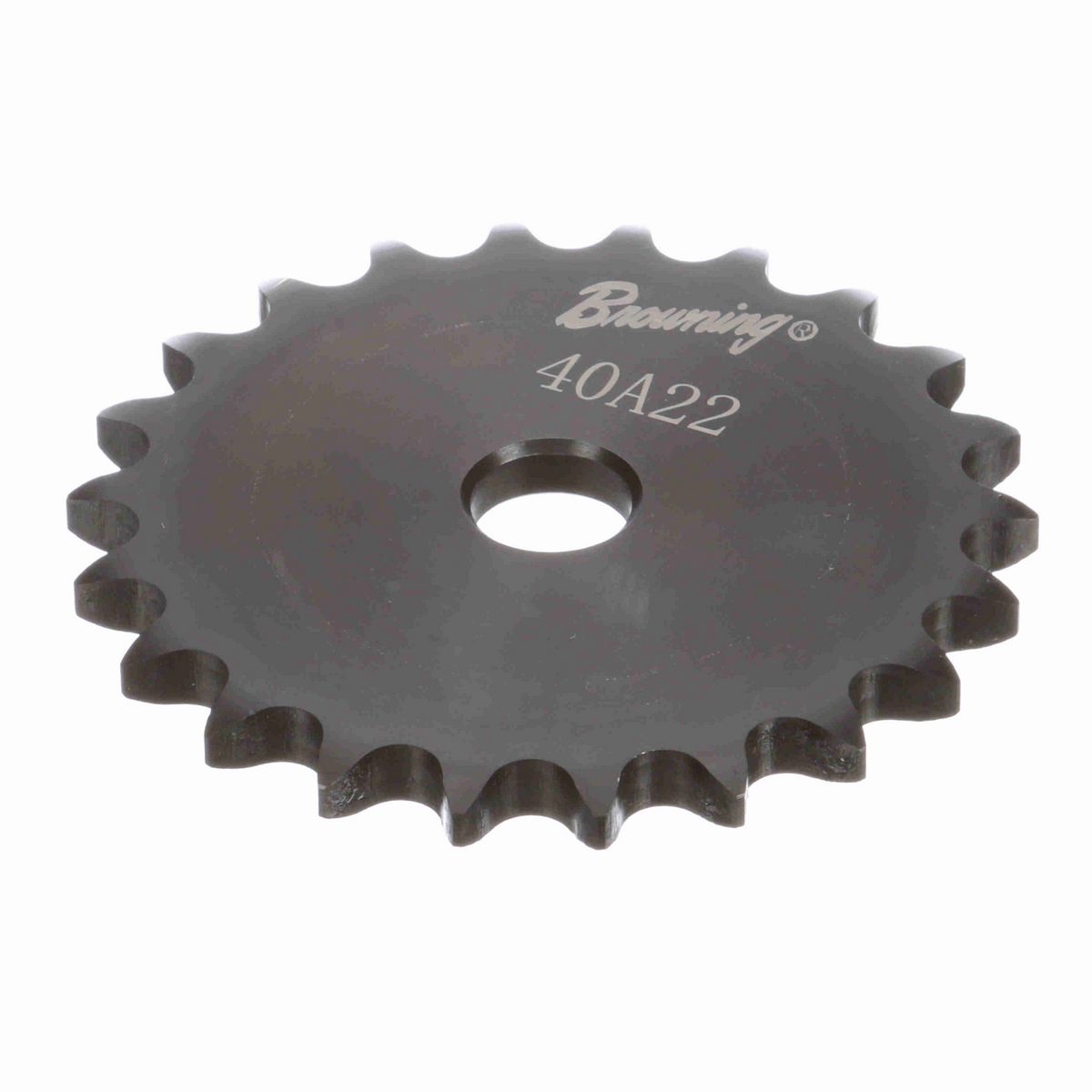 Browning Steel Minimum Plain Bore Roller Chain Sprocket - 40A22