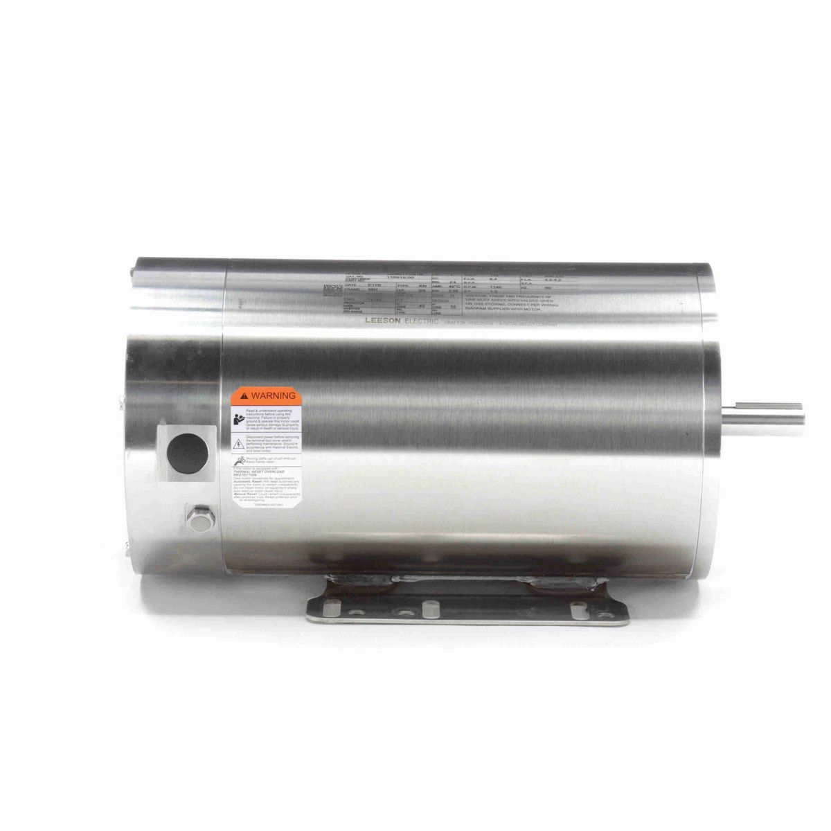 LEESON Premium Duck™ General Purpose Motor, 0.75 HP, 1 Ph, 60 Hz, 115/230 V, 1200 RPM, 56H Frame, TENV - 116919.00