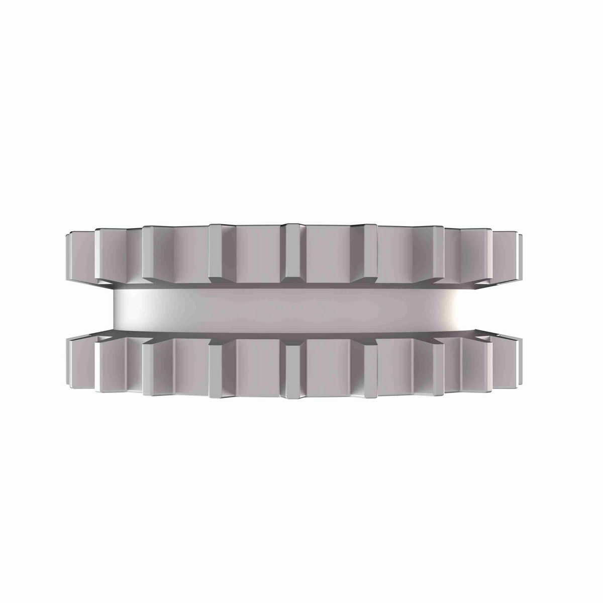 Rexnord 820 Series Solid One Piece Cast Iron Sprocket with 21 Teeth and a 1-1/4in Round Shaft-Ready Bore with Keyway & Setscrew - 401-160-13