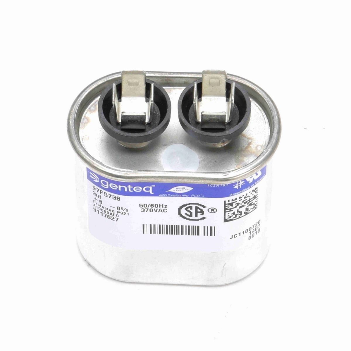 LEESON RUN CAP 3 MFD 370 VOLT - A371