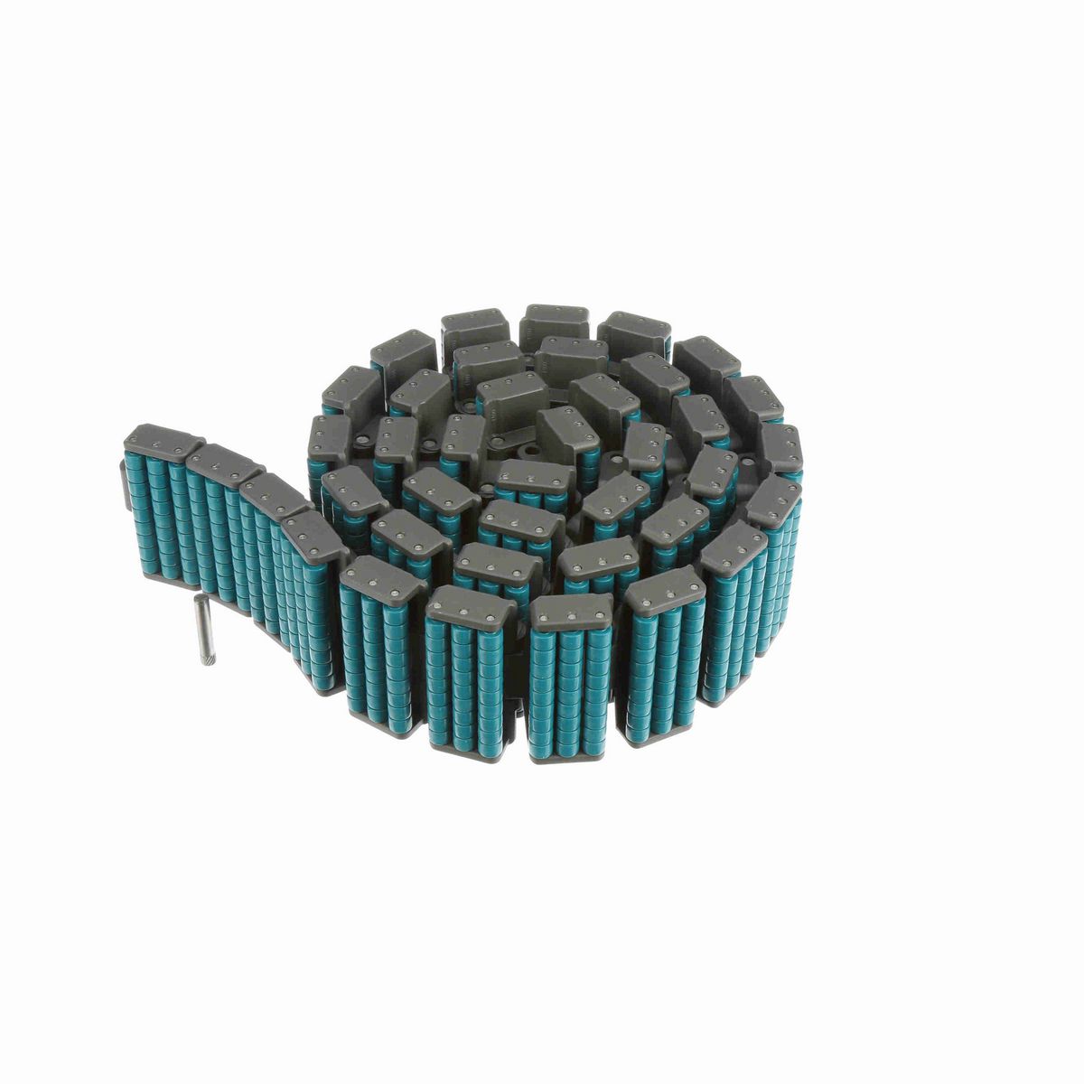 System Plast 879M LBP Side-flexing Low Backline Pressure, Material: Gray Low Friction, Width: 3.25in, Pitch: 1.5in - LFG879LBP-M-K325