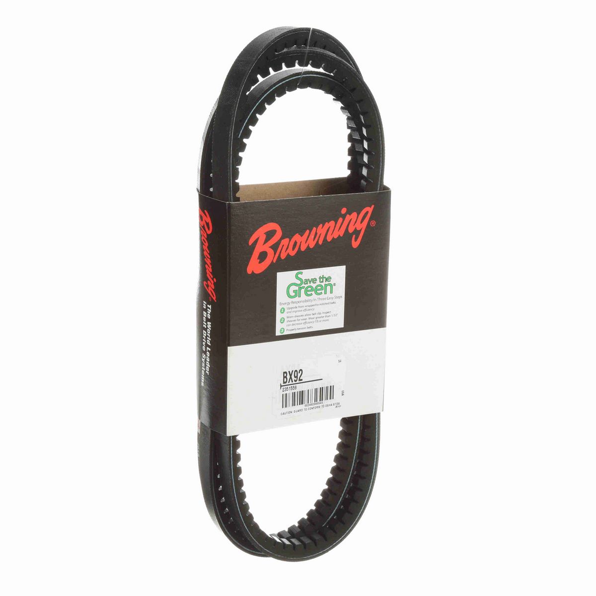 Browning EPDM Notched Belt 98% Efficient - BX92