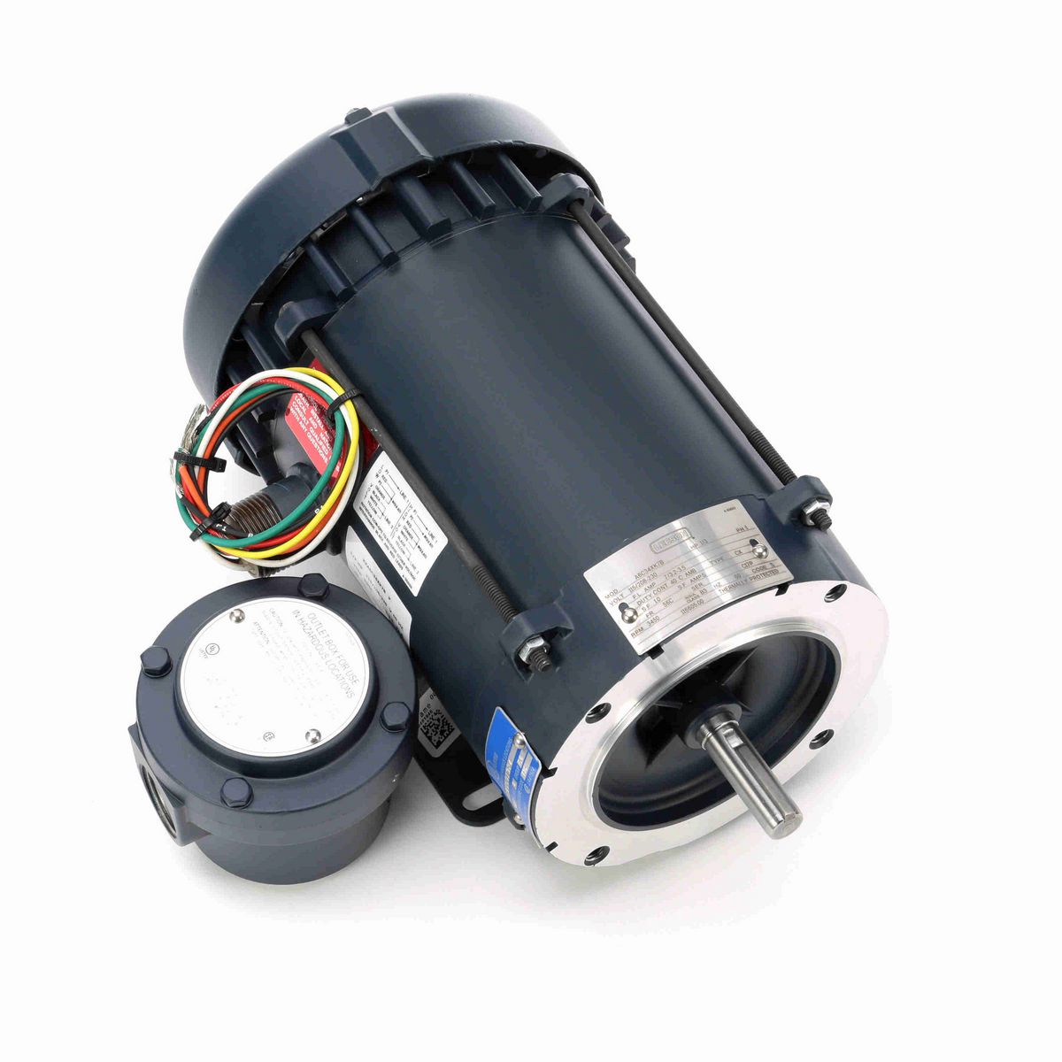 LEESON Explosion Proof Motor, 0.33 HP, 1 Ph, 60 Hz, 115/208-230 V, 3600 RPM, 56C Frame, EPFC - 116605.00