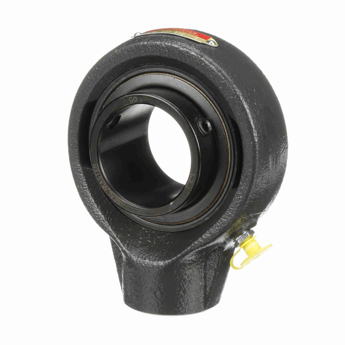 Sealmaster Mounted Ductile Iron Hanger Unit Ball Bearing - 52100 Bearing Steel, Black Oxided - Setscrew Lock - High Vibration Features - SEHB-39 BDZ