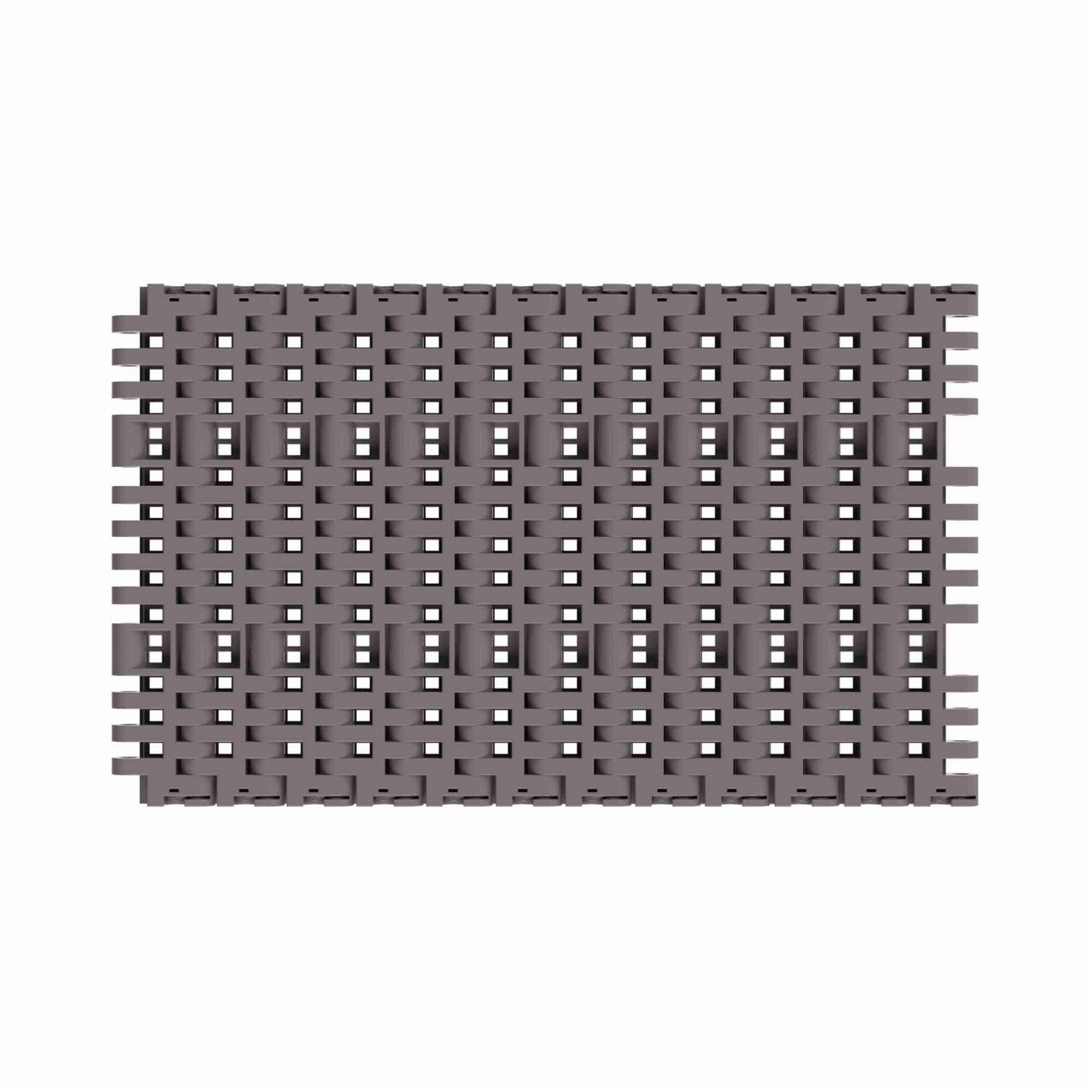 Rexnord 7706 Straight Running Flush Grid, Material: Brown High Performance, Width: 7.5in, Pitch: 1in - 81416344
