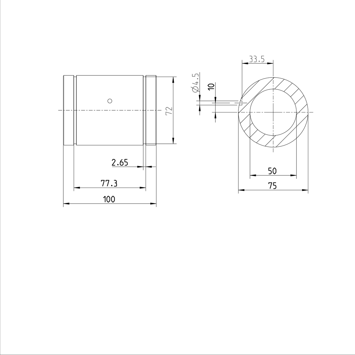 Суперлинейная втулка Bosch Rexroth KBSH-50 [R073005000]