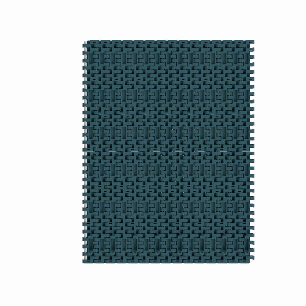 Rexnord 1005FT Straight Running Solid Top, Material: Green Low Friction Acetal, Width: 85mm, Pitch: 1in - 877.01.10
