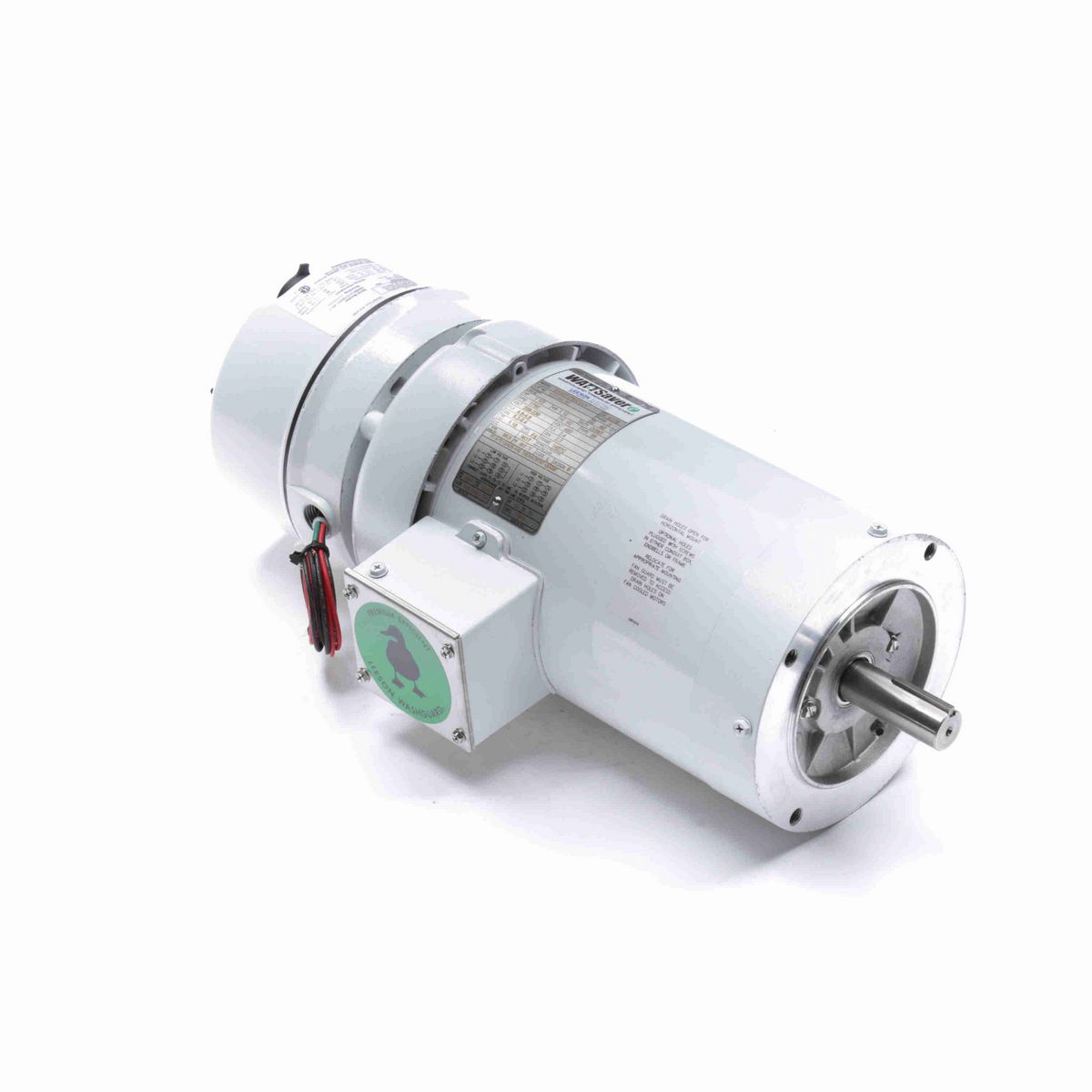 LEESON White Duck™ Brake Motor, 1.50 HP, 3 Ph, 60 Hz, 230/460 V, 1800 RPM, 145TC Frame, TEFC - 122194.00