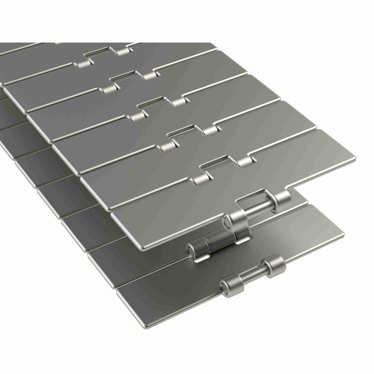 Rexnord 815 Straight Running Solid Top, Material: Austenitic Stainless Steel, Width: 4.5in, Pitch: 1.5in - 762.33.42