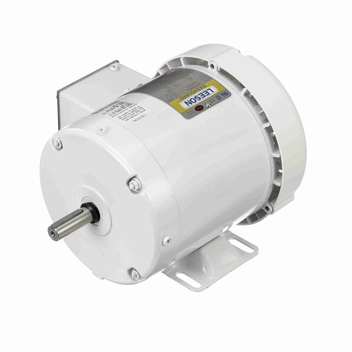 LEESON White Duck™ General Purpose Motor, 0.75 HP, 3 Ph, 60 Hz, 230/460 V, 1800 RPM, 56 Frame, TEFC - 112428.00
