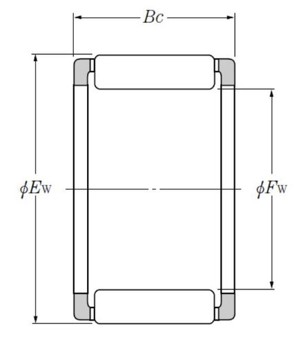 Игольчатый роликоподшипник NTN GPK30X42X19.8X