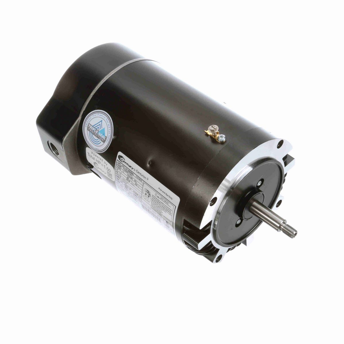Century Pool Pump Motor, 1.5 HP, 1 Ph, 60 Hz, 230/115 V, 3600 RPM, M56J Frame, DP - HBC150
